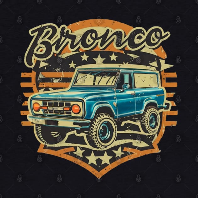 Retro 1987-1991 Ford Bronco w/Tires by Aldrvnd